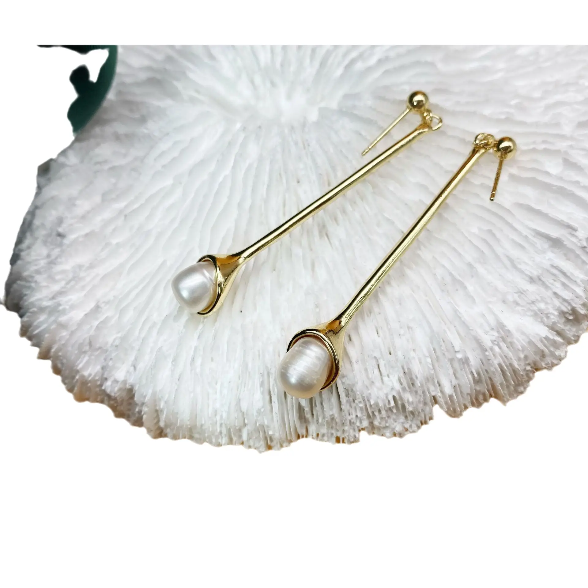 Natural Freshwater Pearl Earrings for Women - Image 5