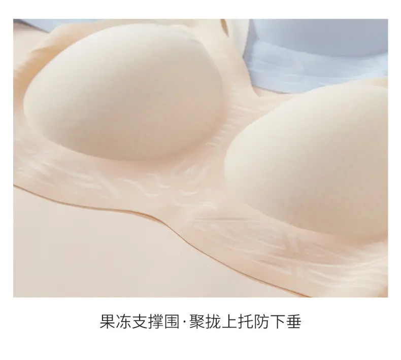 Ultra-thin Jelly Seamless Push Up Cup Women's Bra — feature 22