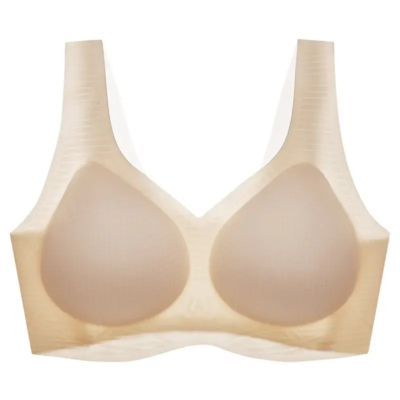 Ultra-thin Jelly Seamless Push Up Cup Women's Bra