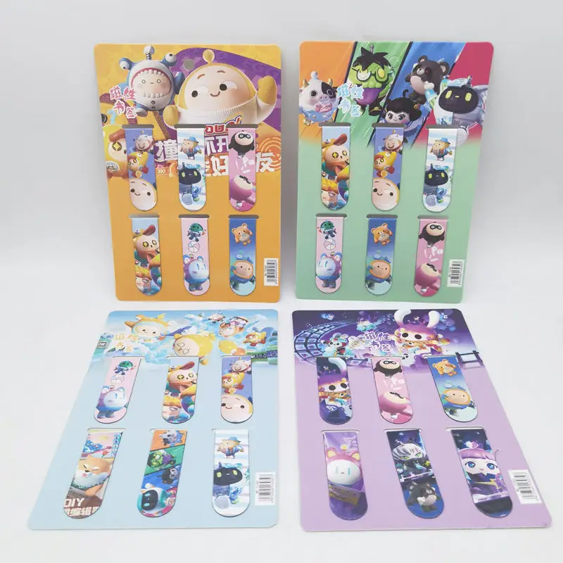 Creative cartoon magnetic bookmark magnetic bookmark holder double-sided bookmark student small gift kulomi melody Sanrio