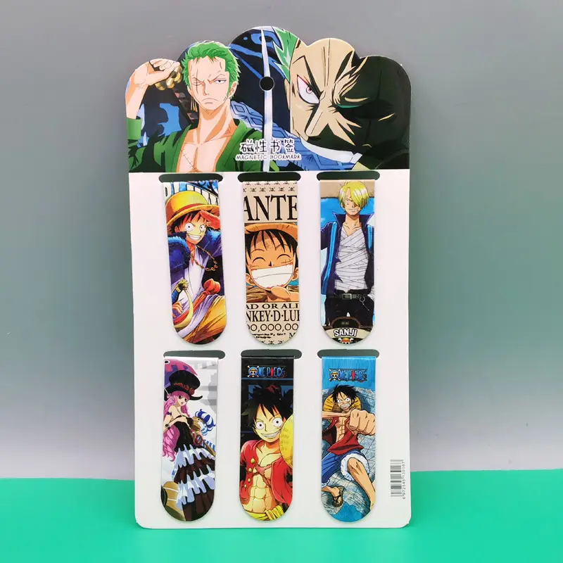 Creative cartoon magnetic bookmark magnetic bookmark holder double-sided bookmark student small gift kulomi melody Sanrio