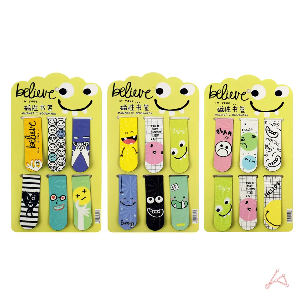 Creative cartoon magnetic bookmark magnetic bookmark holder double-sided bookmark student small gift kulomi melody Sanrio