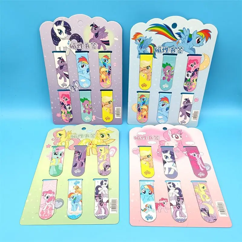 Creative cartoon magnetic bookmark magnetic bookmark holder double-sided bookmark student small gift kulomi melody Sanrio