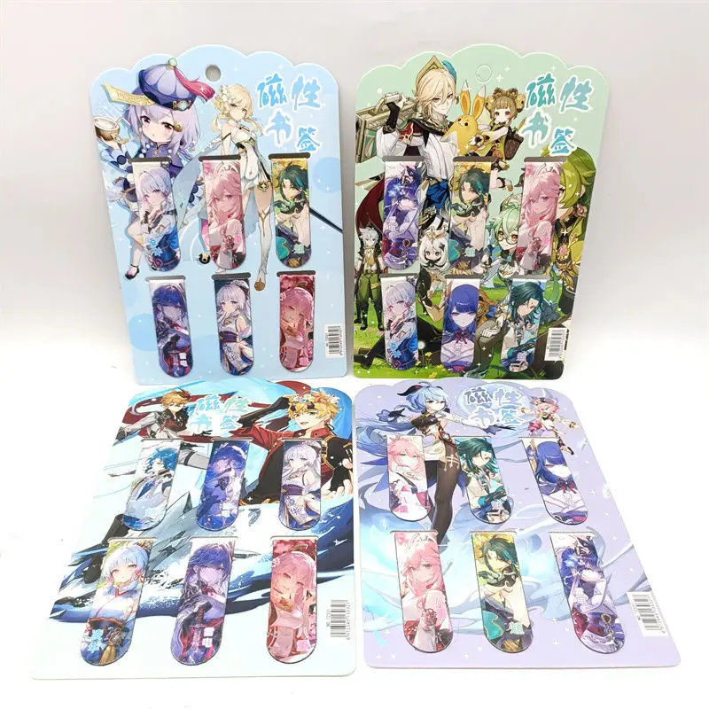 Creative cartoon magnetic bookmark magnetic bookmark holder double-sided bookmark student small gift kulomi melody Sanrio