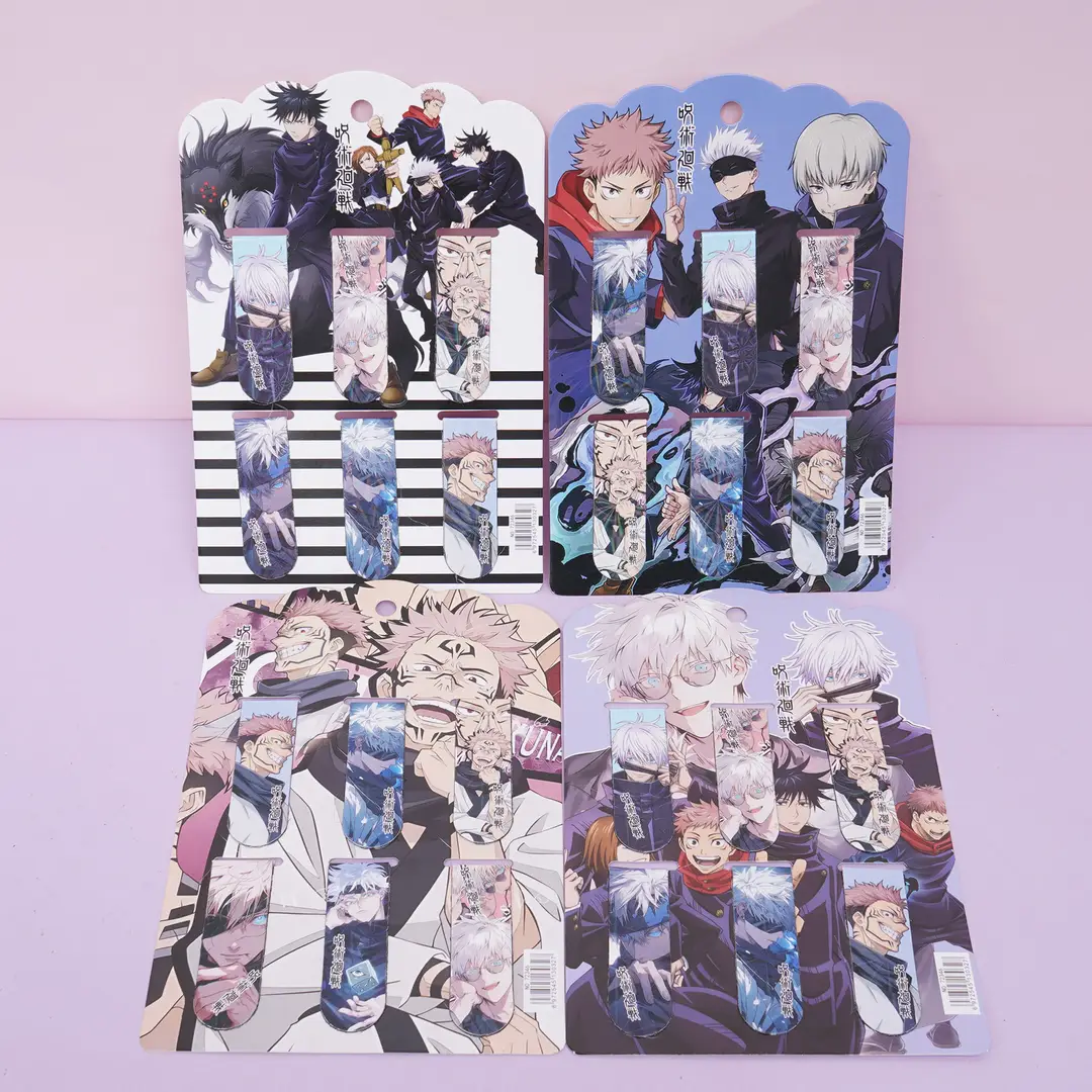 Creative cartoon magnetic bookmark magnetic bookmark holder double-sided bookmark student small gift kulomi melody Sanrio