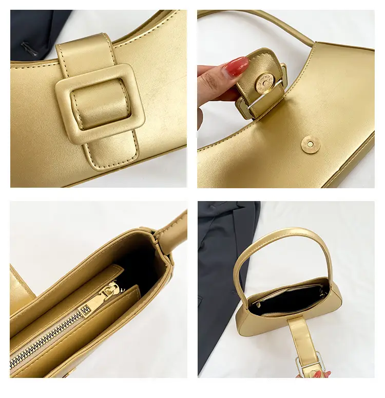 2023 Pink Crossbody Women's Bag with Buckle Closure — feature 10