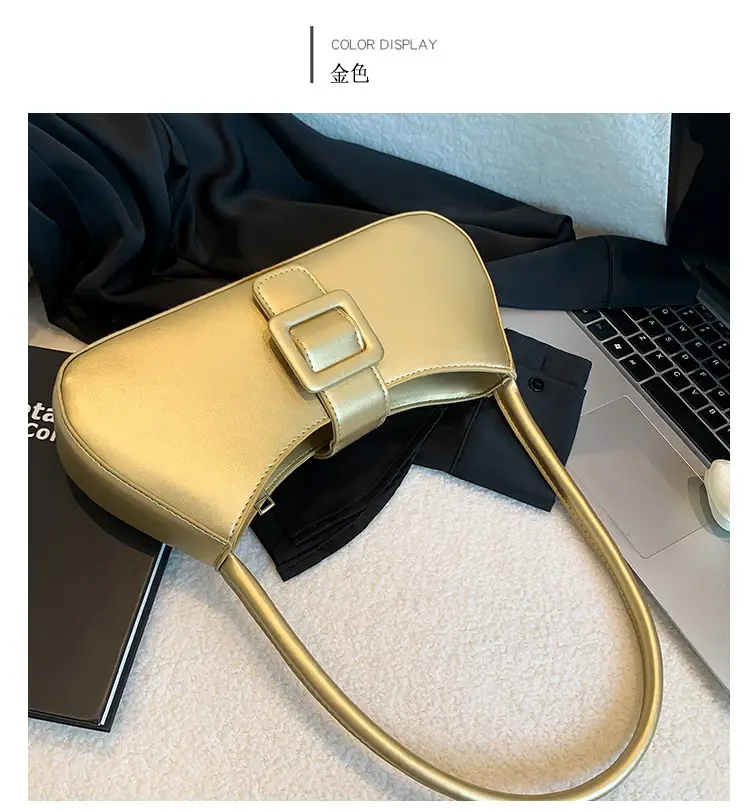 2023 Pink Crossbody Women's Bag with Buckle Closure — feature 11