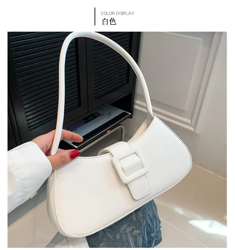 2023 Pink Crossbody Women's Bag with Buckle Closure — feature 14