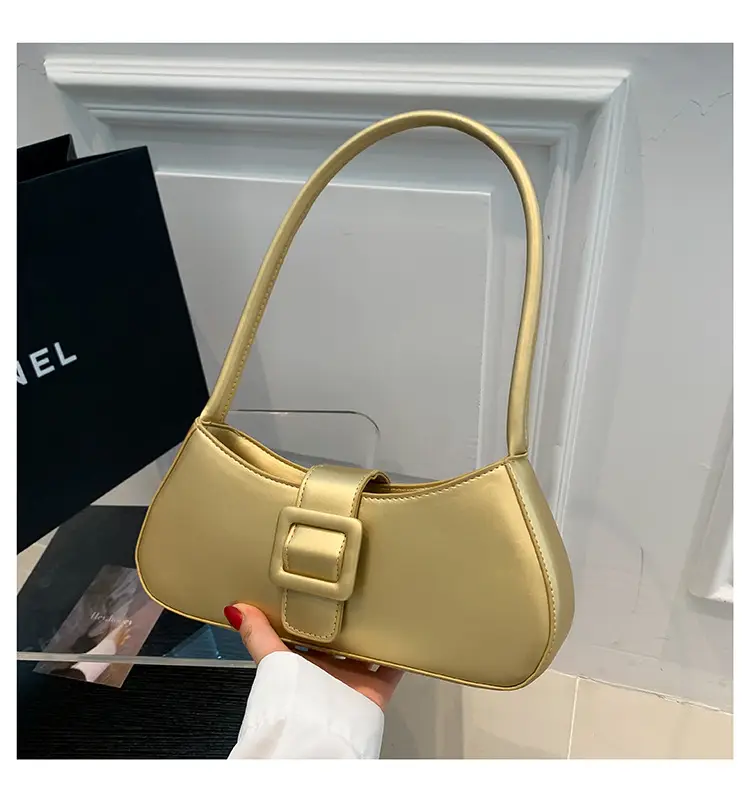 2023 Pink Crossbody Women's Bag with Buckle Closure - Image 5