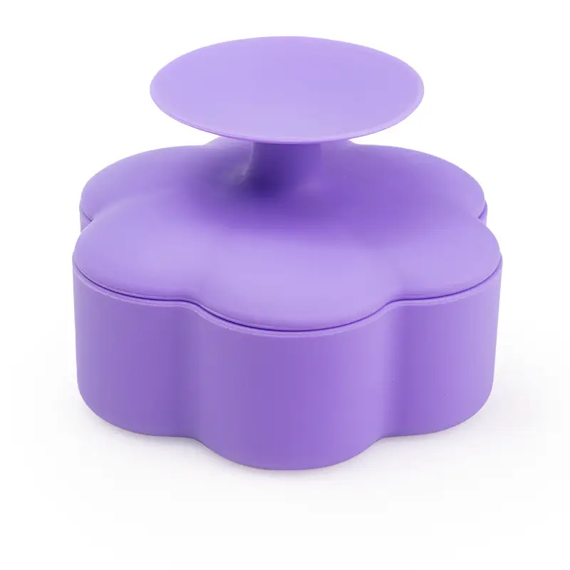 Pink Silicone Makeup Brush Drying Rack