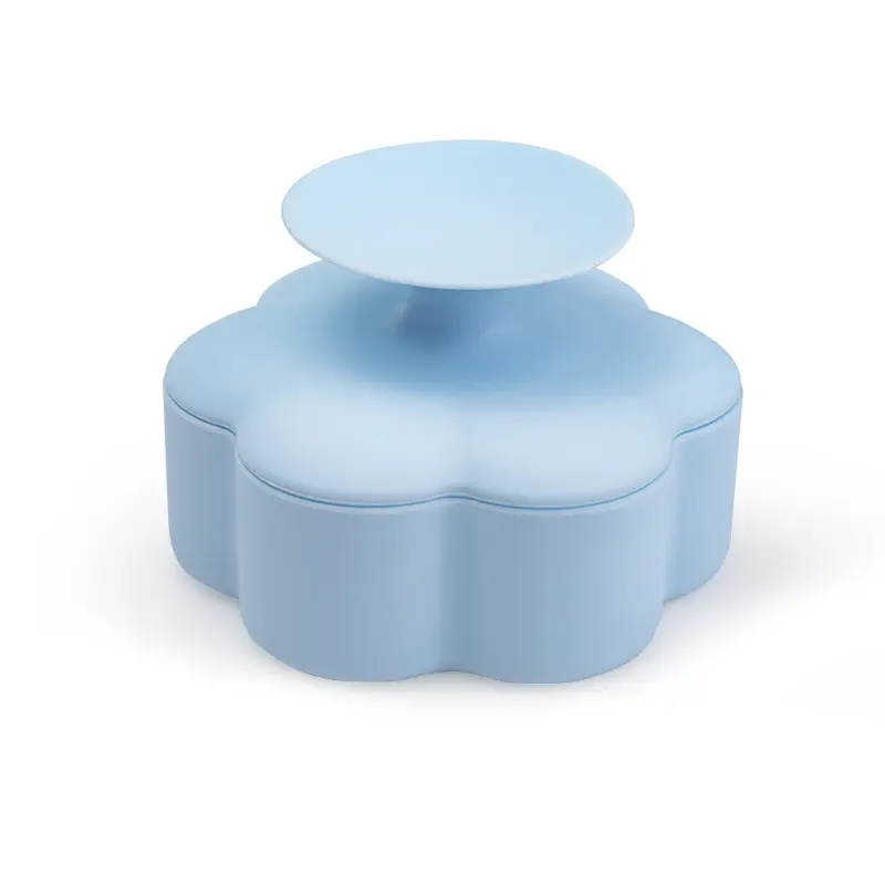 Pink Silicone Makeup Brush Drying Rack
