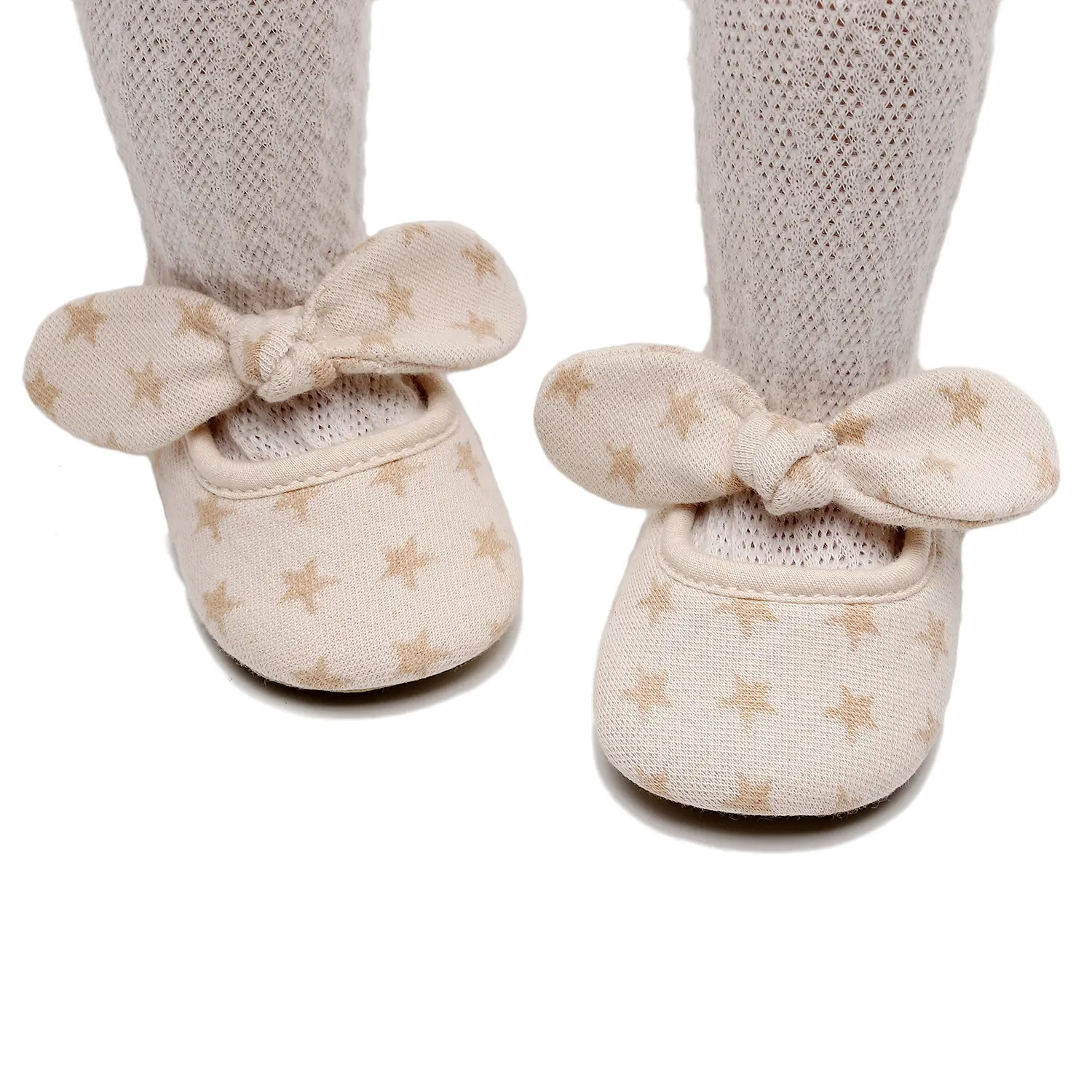 Cotton Bow Baby Shoes 0-2 Years Old