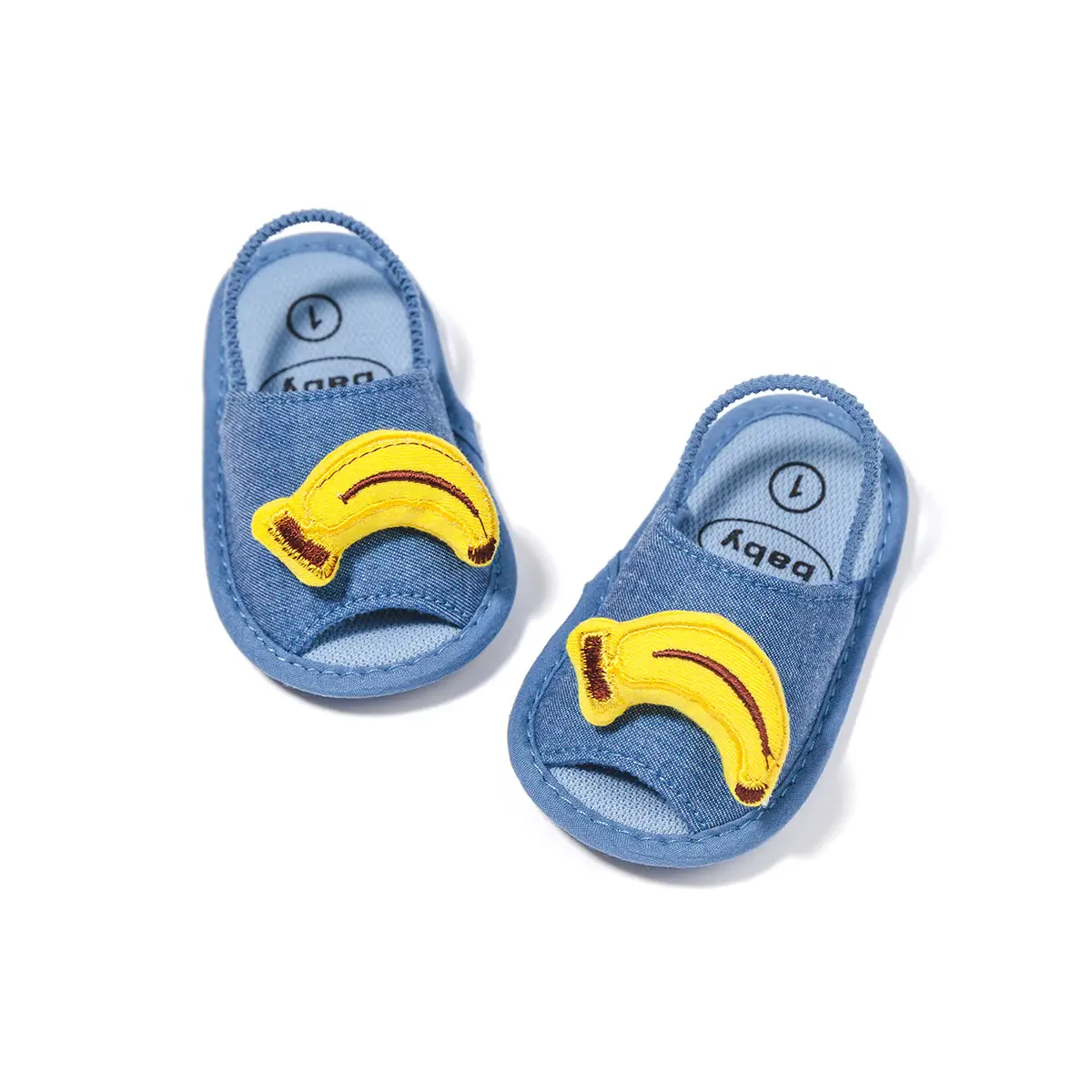 Cute Big Eyed Toddler Baby Slippers Pink 0-1 Year