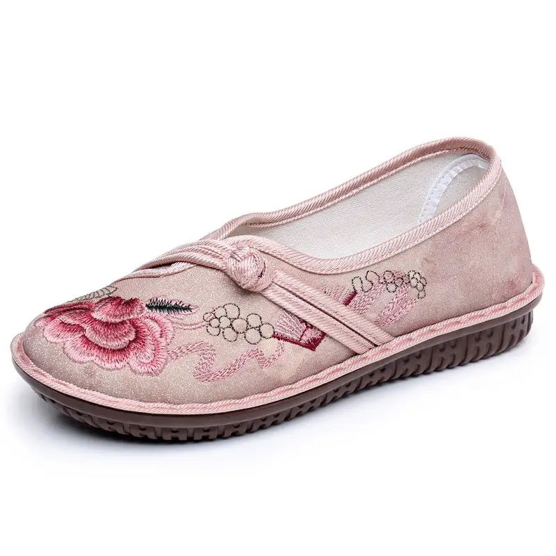 New Old Beijing Cloth Shoes Women's Retro Ethnic Style Embroidered Shoes Comfortable Soft Sole Women's Single Shoes Fashion National Style Mother Shoes - Image 7