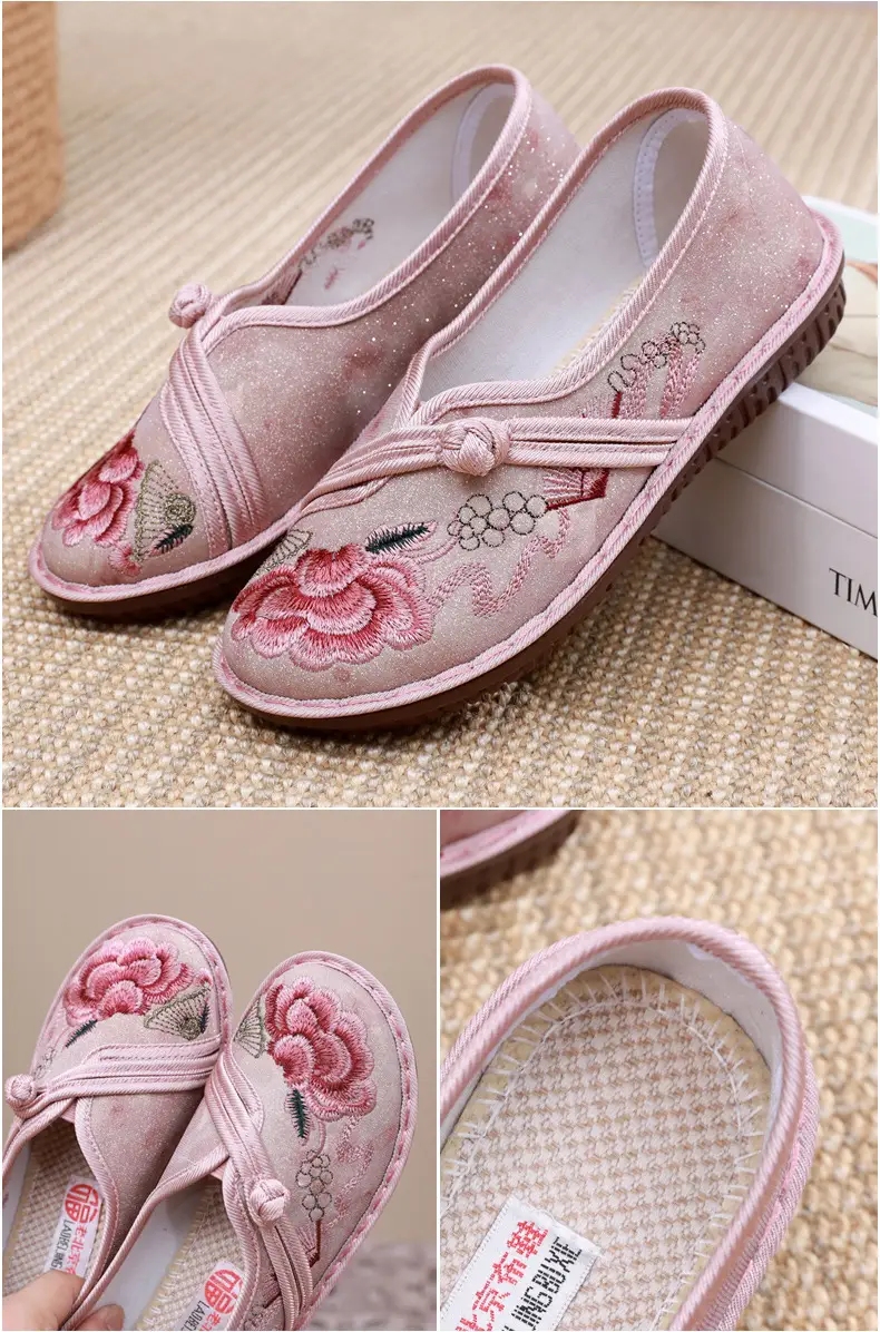 New Old Beijing Cloth Shoes Women's Retro Ethnic Style Embroidered Shoes Comfortable Soft Sole Women's Single Shoes Fashion National Style Mother Shoes — feature 23