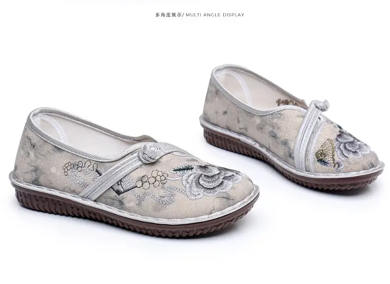 New Old Beijing Cloth Shoes Women's Retro Ethnic Style Embroidered Shoes Comfortable Soft Sole Women's Single Shoes Fashion National Style Mother Shoes — feature 34