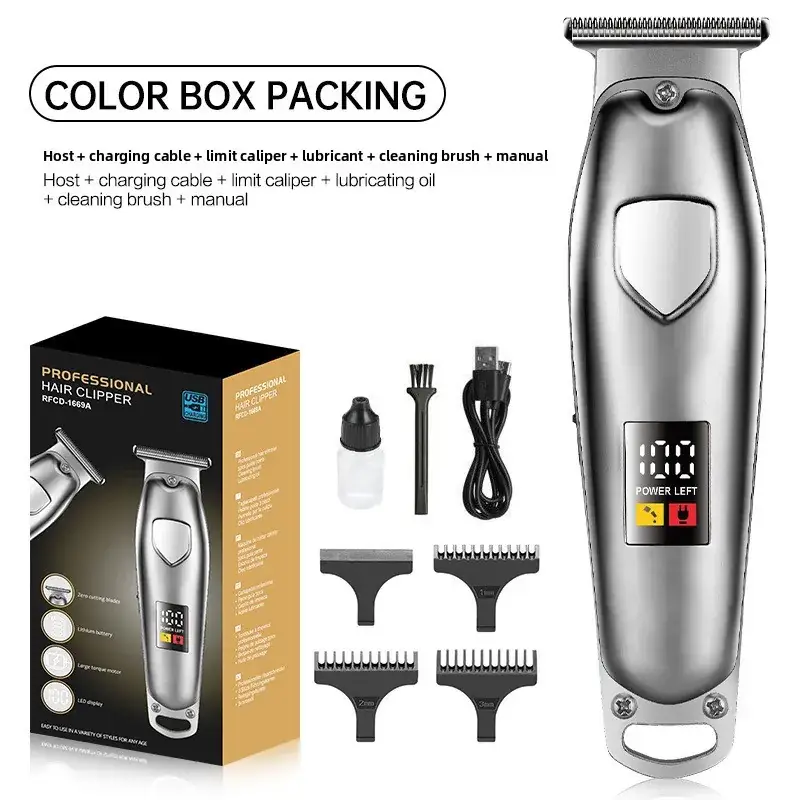 Professional Laser Hair Clipper Self-Cutting Electric Razor - Image 2