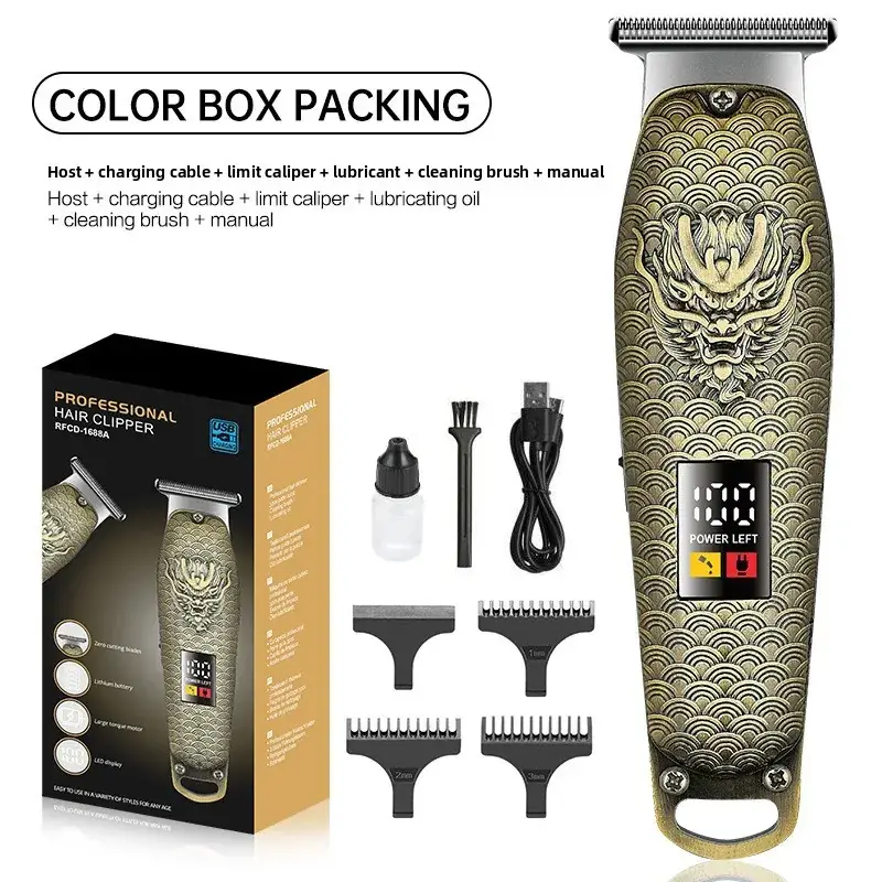 Professional Laser Hair Clipper Self-Cutting Electric Razor - Image 3
