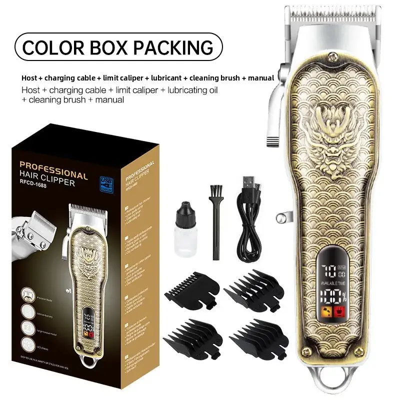 Professional Laser Hair Clipper Self-Cutting Electric Razor - Image 4