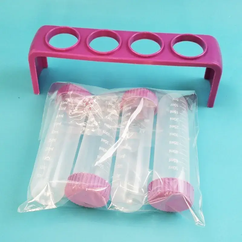 Purple Test Tube Rack for Scientific Experiments - Image 5