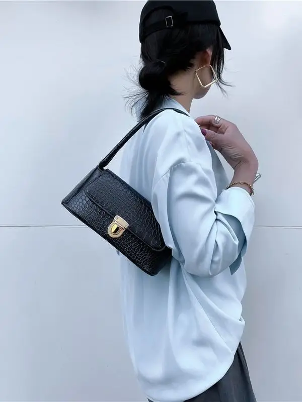 Women's Stone Pattern Shoulder Bag 2023 Summer - Image 7