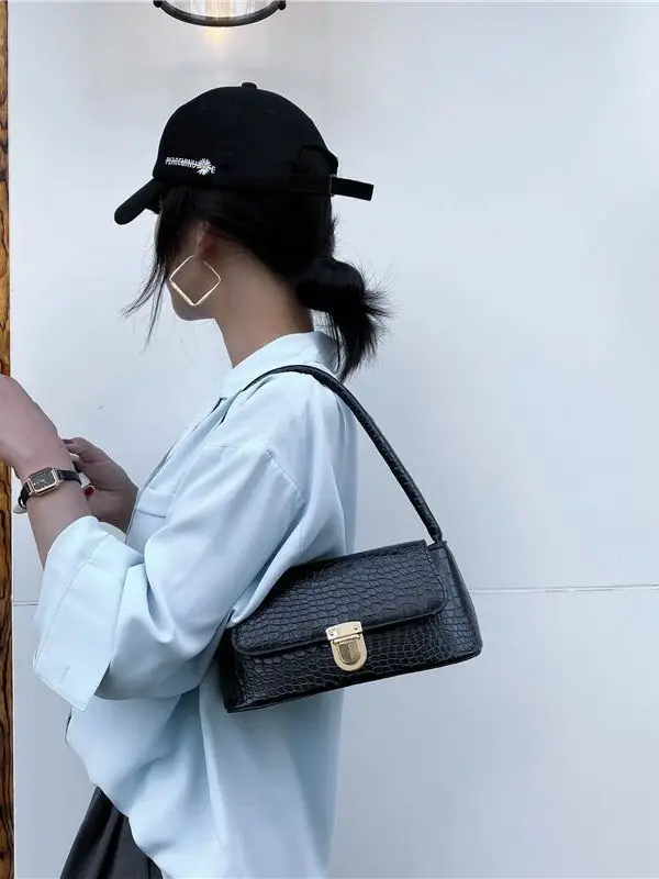Women's Stone Pattern Shoulder Bag 2023 Summer - Image 8