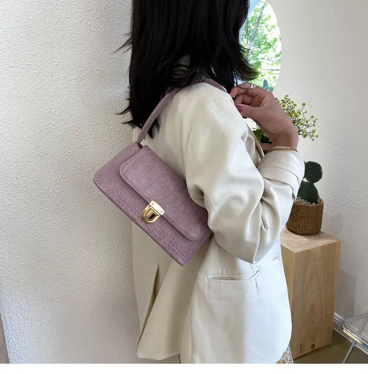 Women's Stone Pattern Shoulder Bag 2023 Summer — feature 10