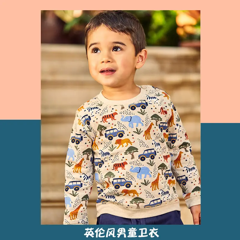 Spring Boys Long Sleeve Cartoon Sweatshirt 2025 — feature 3