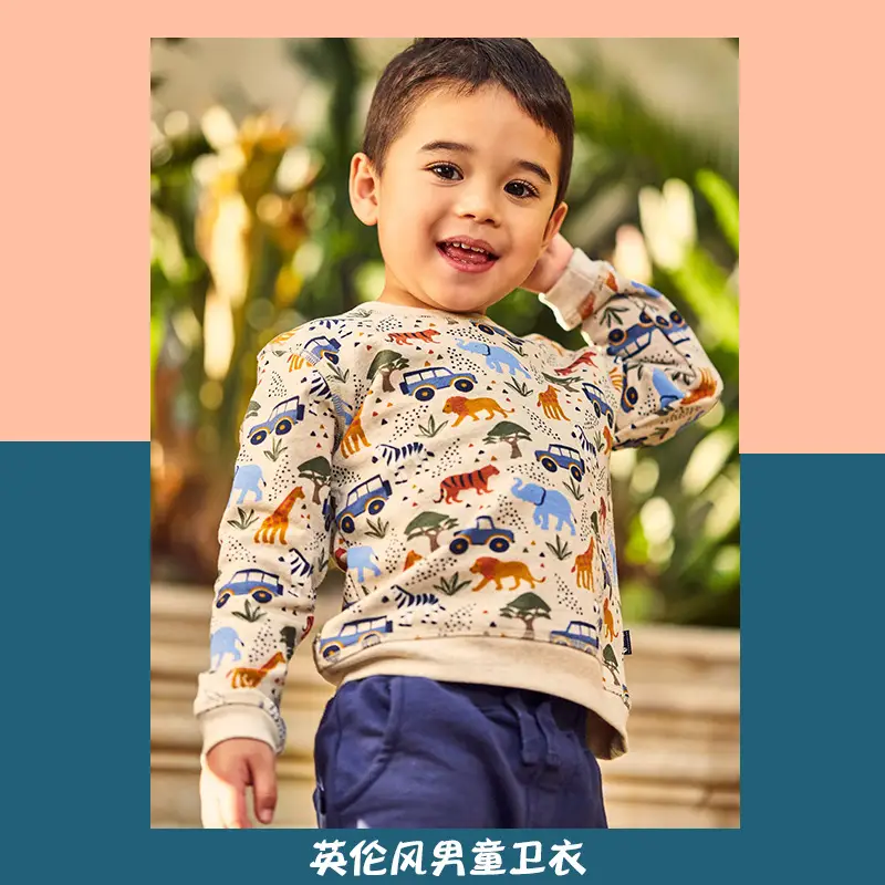 Spring Boys Long Sleeve Cartoon Sweatshirt 2025 — feature 4