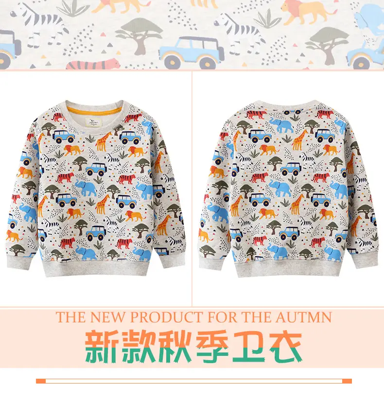 Spring Boys Long Sleeve Cartoon Sweatshirt 2025 — feature 5