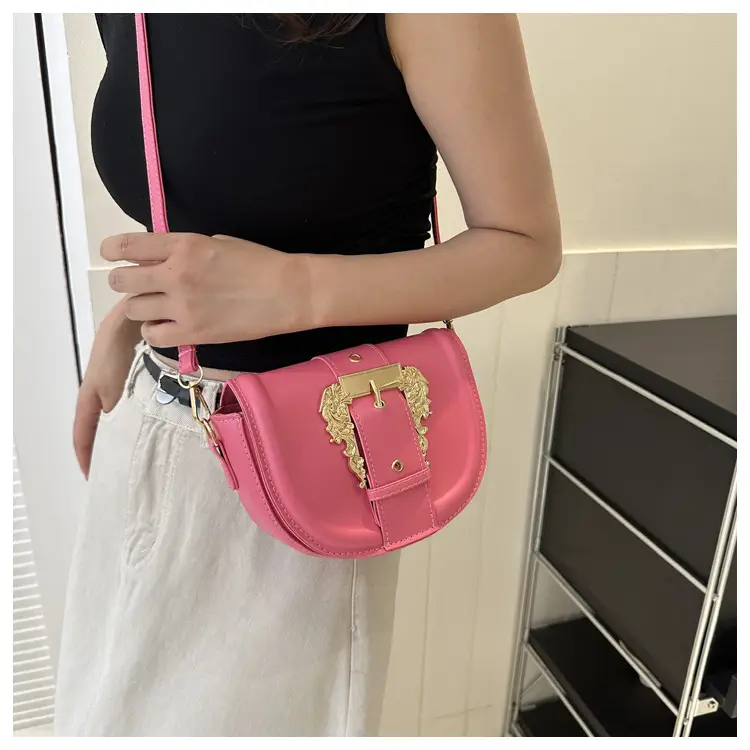 Black Korean Style Saddle Bag for Women — feature 10