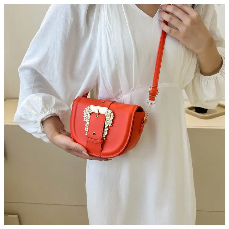 Black Korean Style Saddle Bag for Women — feature 14