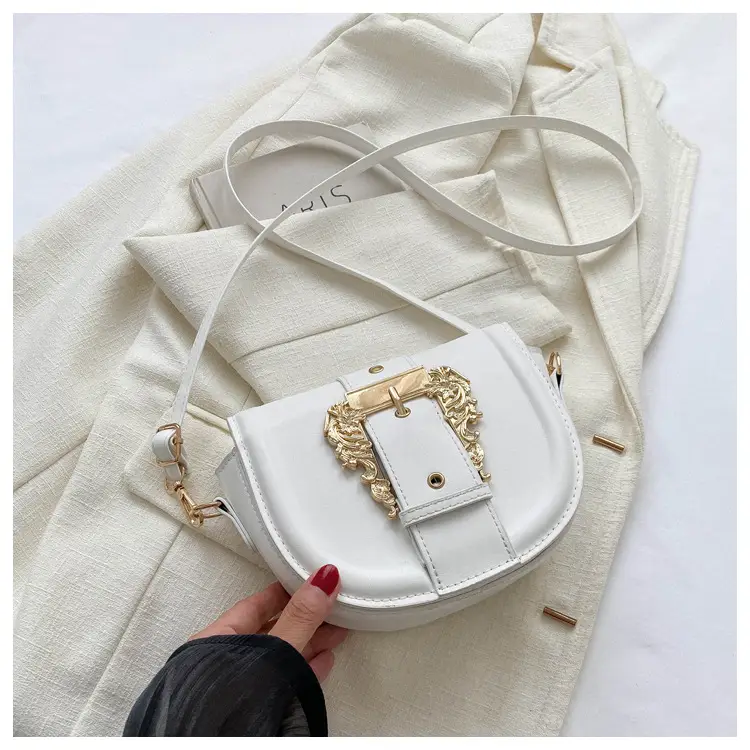 Black Korean Style Saddle Bag for Women — feature 21