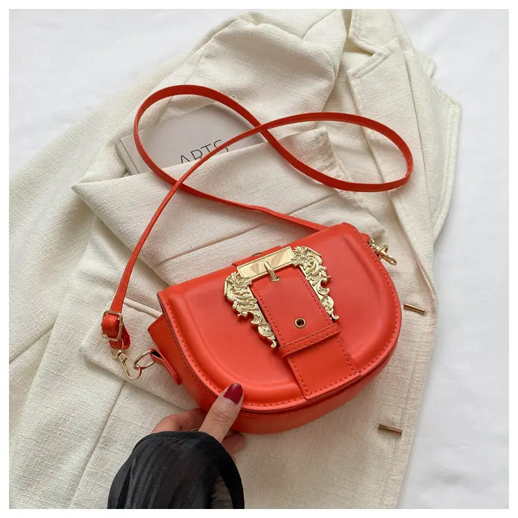 Black Korean Style Saddle Bag for Women — feature 22