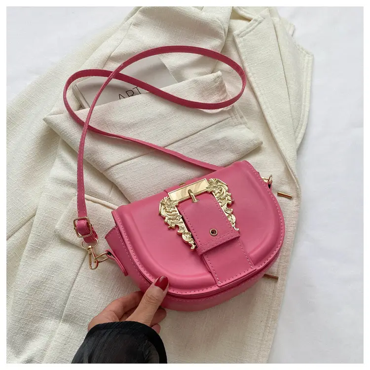 Black Korean Style Saddle Bag for Women — feature 23