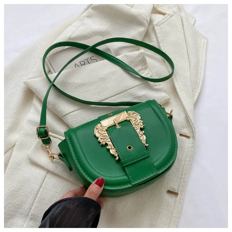 Black Korean Style Saddle Bag for Women — feature 24