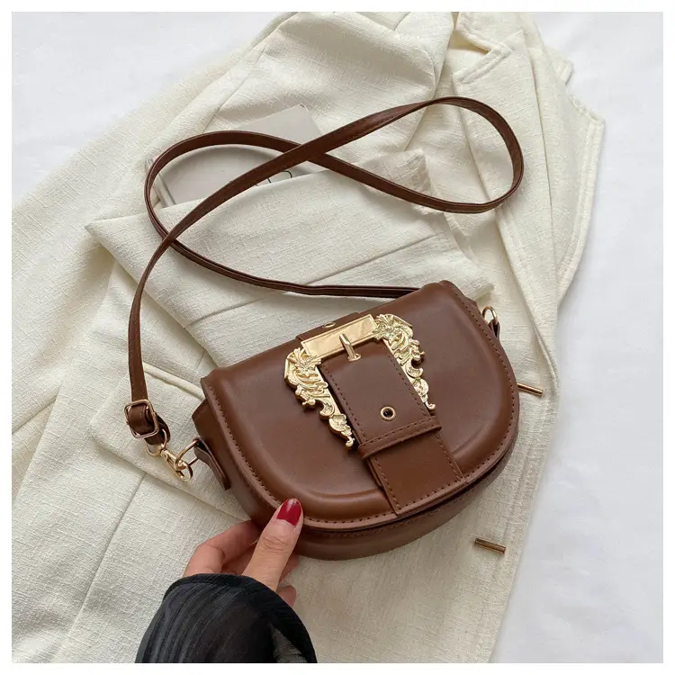 Black Korean Style Saddle Bag for Women — feature 26