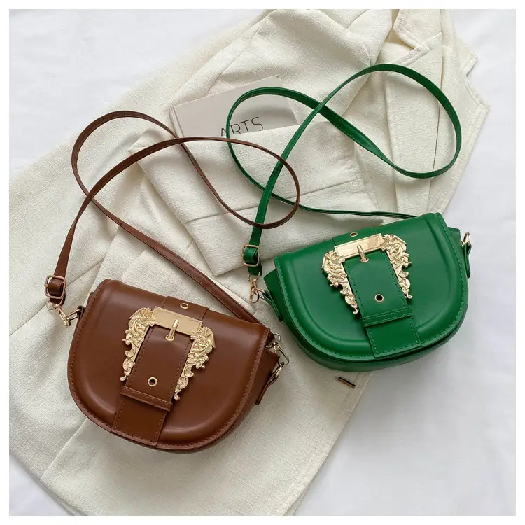 Black Korean Style Saddle Bag for Women — feature 27