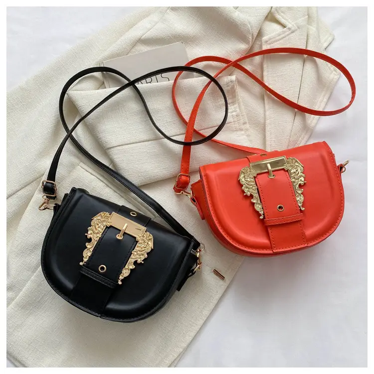 Black Korean Style Saddle Bag for Women — feature 29