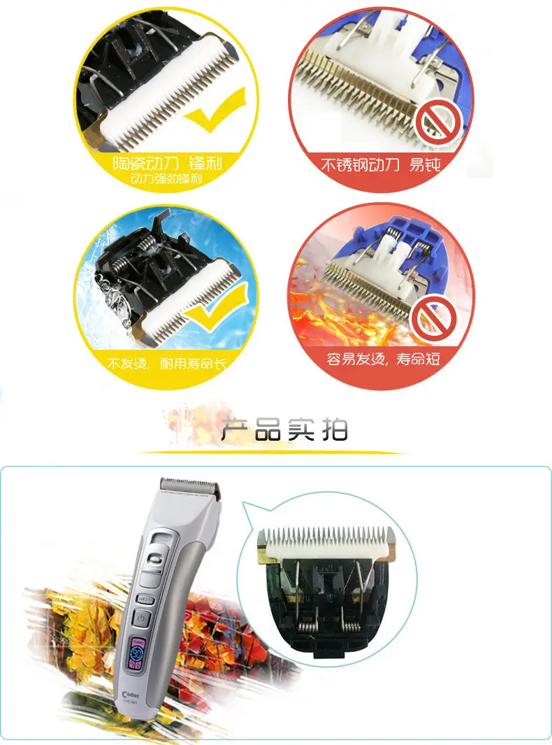 CODOS Hair Clipper with Oil & Water Protection — feature 5