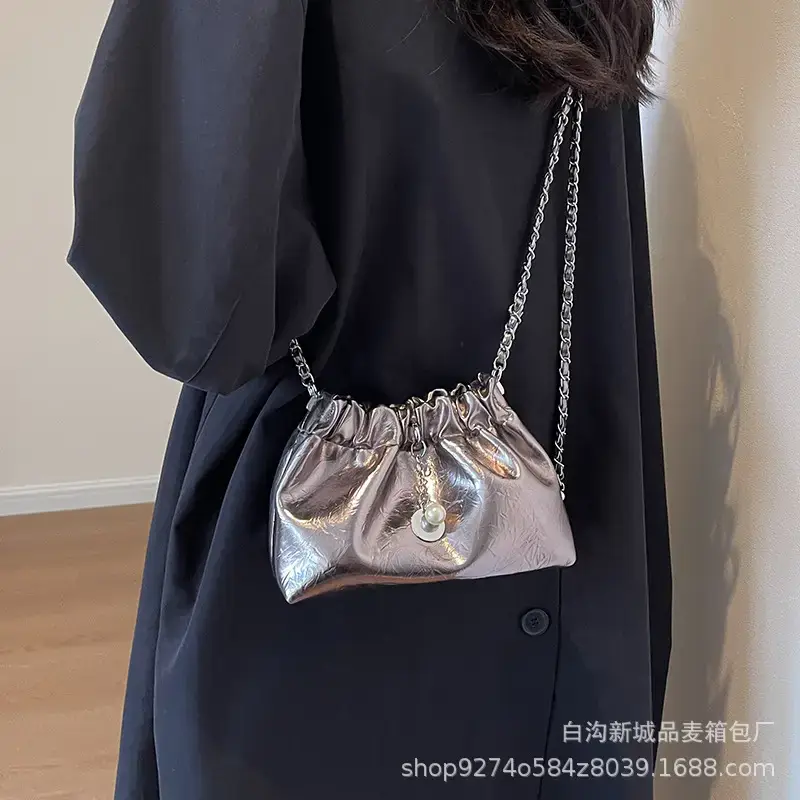 Silver Chain Shoulder Bag for Women 2026 - Image 6