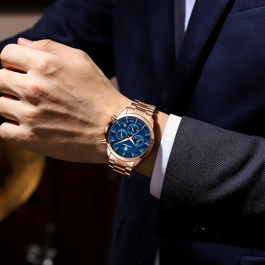 brand waterproof multi-functional watch men's quartz watch sports live broadcast foreign trade