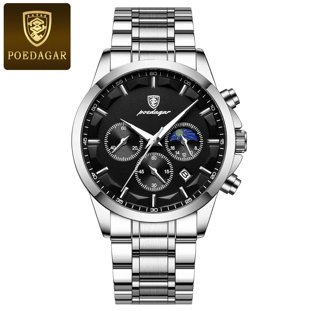 brand waterproof multi-functional watch men's quartz watch sports live broadcast foreign trade