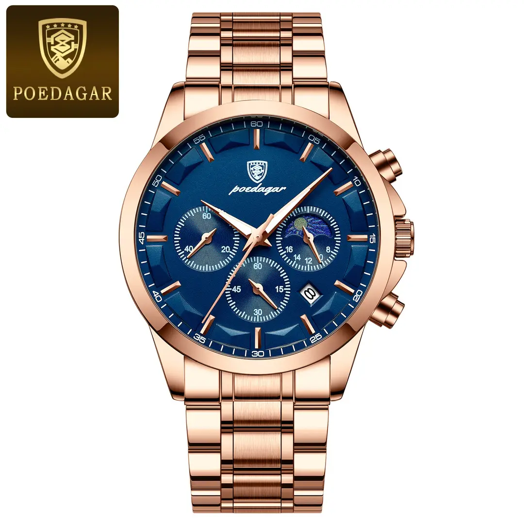brand waterproof multi-functional watch men's quartz watch sports live broadcast foreign trade