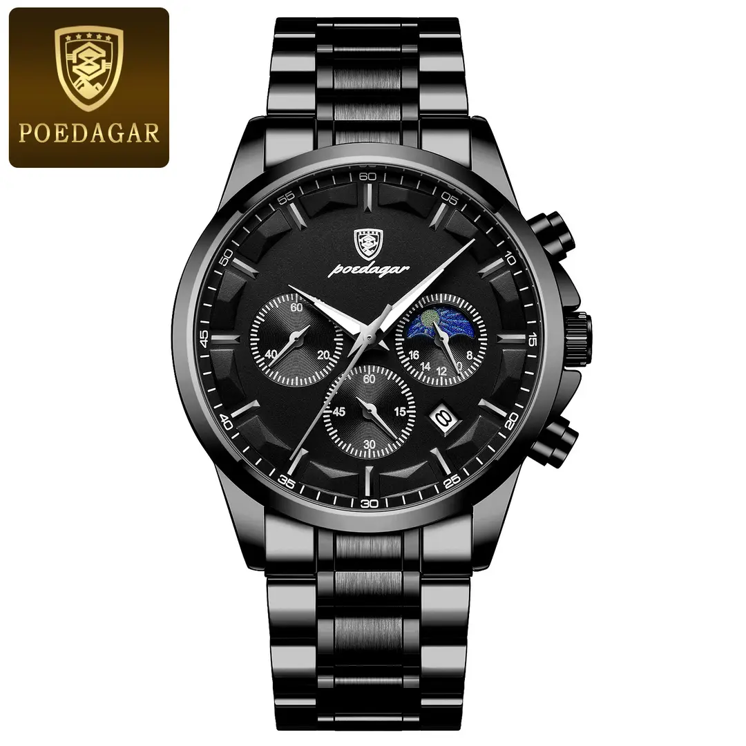 brand waterproof multi-functional watch men's quartz watch sports live broadcast foreign trade