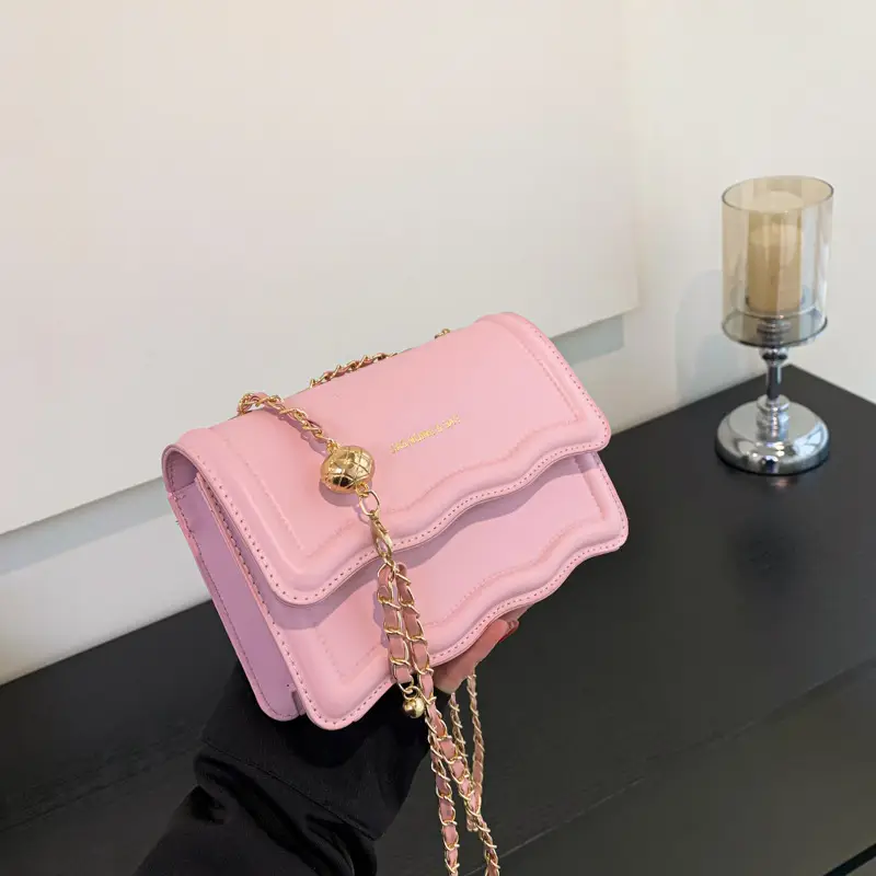 Pink Chain Shoulder Bag for Women 2023