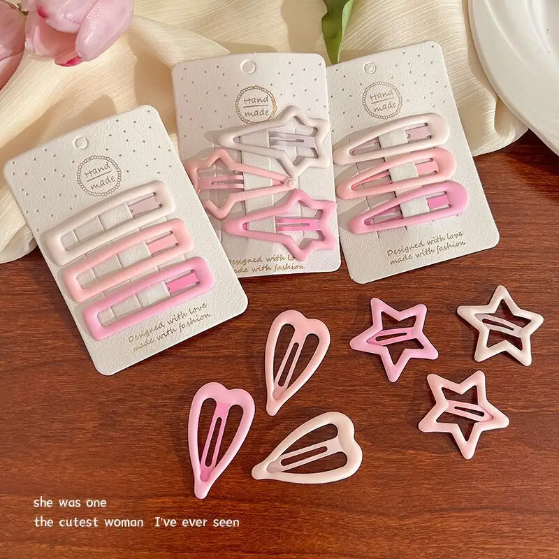 Cute Pink Star Hair Clips for Girls - Image 7