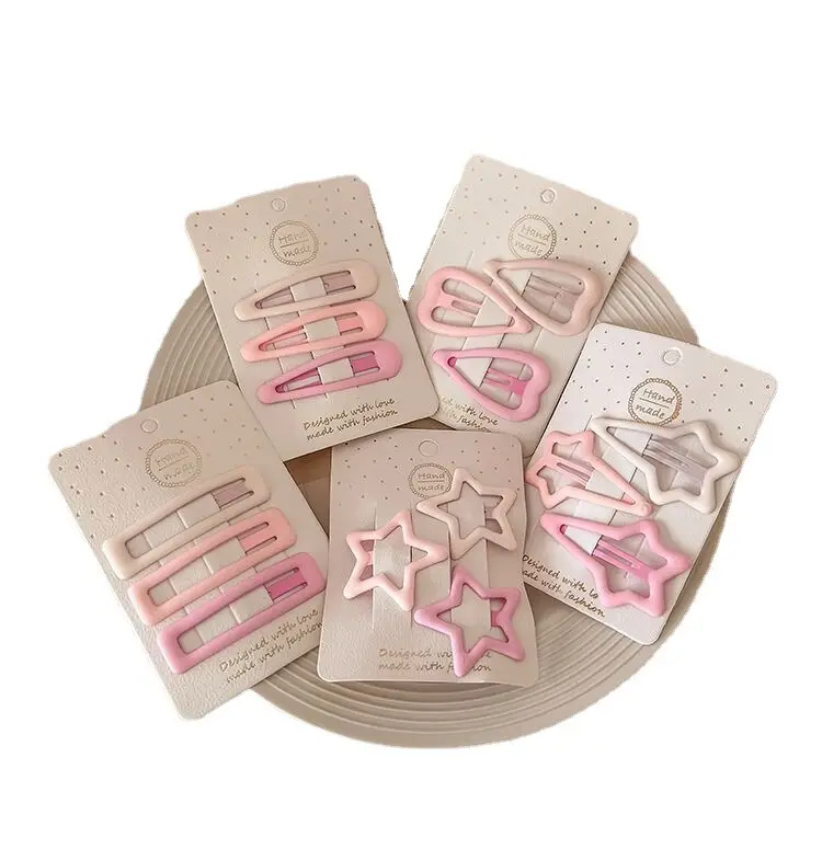 Cute Pink Star Hair Clips for Girls - Image 10