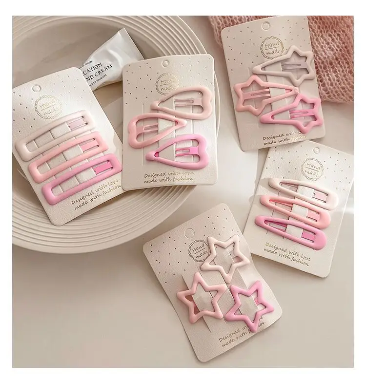 Cute Pink Star Hair Clips for Girls — feature 11