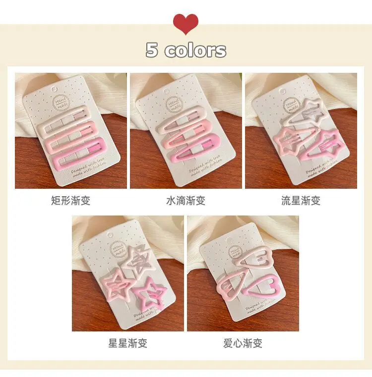 Cute Pink Star Hair Clips for Girls — feature 4